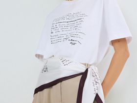 Футболка с принтом O'STIN x Яндекс Книги, Белый