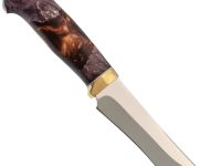 Нож Турист, сталь 95х18, рукоять кап клена/акрил