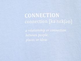 Футболка с принтом, Голубой