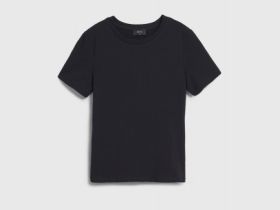 Базовая футболка из хлопка, Черный