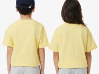 Детская футболка Lacoste из хлопка с принтом