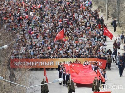 ИНФОГРАФИКА: «Бессмертный полк» в Якутске
