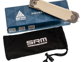 Складной нож SRM 131M-GT Enso bead blast сталь 14C28N, рукоять Ivory G10
