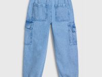 Джинсы с карго-карманами для мальчиков, Синий