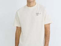 Футболка с текстовой вышивкой, Белый