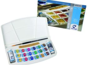 Набор акварели Talens "Van Gogh" 18 цв + 2 тубы + кисть в пластик уп