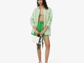 Женская рубашка Lacoste из льна