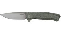 Складной нож LionSteel MT01 CVB, сталь M390, рукоять Black canvas micarta
