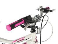 Детский велосипед Novatrack Alice 20, год 2021, цвет Белый