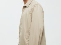 Ветровка из хлопка с отложным воротником