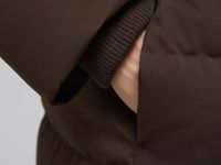 Длинный пуховик с натуральным пухом