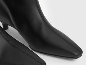 Сапоги из натуральной кожи, Черный