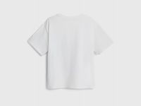 Свободная футболка для девочек, Белый