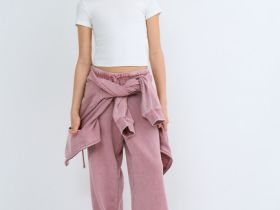 Футболка в рубчик для девочек, Белый