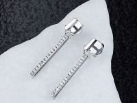 Пусеты из белого золота э4712пс02203580