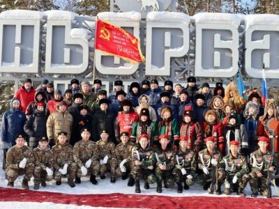 Эстафета «Знамя Победы» достигла Нюрбинского района Якутии