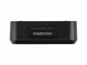 Часы-будильник Homestar HS-0110 с метеостанцией (черный)