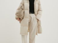 Пальто утепленное с утиным пухом