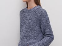 Джемпер свободного силуэта с хлопком