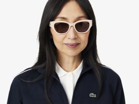 Женская короткая спортивная ветровка Lacoste Paris