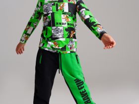 Фуфайка трикотажная для мальчиков (футболка с длинными рукавами)