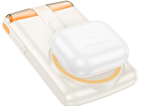 Внешний аккумулятор Hoco J127B Mecha MagSafe 10000mAh Type-C (белый)