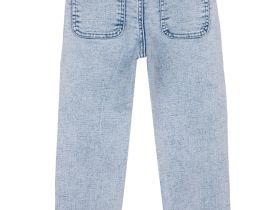 Брюки текстильные джинсовые для девочек