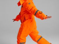 Комбинезон текстильный с полиуретановым покрытием для девочек