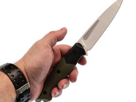 Охотничий нож Honor Baldr, сталь D2, рукоять G10, зеленый