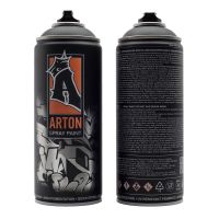 Краска для граффити Arton 400 мл в аэрозоли, Grey Dark