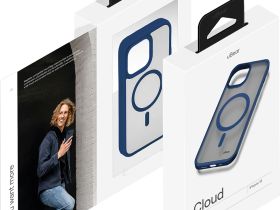 Клип-кейс uBear Cloud Mag для Apple iPhone 15 Синий