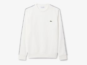 Мужской флисовый свитшот Lacoste классического кроя