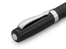 Ручка перьевая Kaweco STUDENT, чернила синие, корпус черный