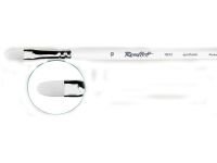 Кисть синтетика белая №8 овальная Roubloff "1B32" длинная ручка