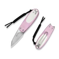 Складной нож CIVIVI Purr, сталь Nitro-V, рукоять G10, розовый