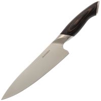 Нож кухонный поварской Okroshka Truffle 20.5 см, сталь 9cr18mov, рукоять Pakka Wood