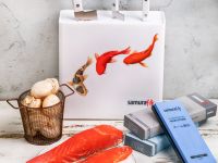 Нож кухонный "Samura OKINAWA" Деба 170 мм, AUS-8, палисандр