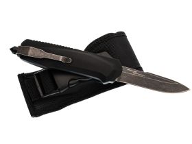 Автоматический фронтальный выкидной нож Rame (Black Stonewash, Black) - Shifter