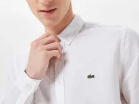 Мужская льняная рубашка Lacoste
