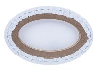 Холст на подрамнике "Сонет", овальный, 280 г 100% хлопок, акриловый грунт, среднее зерно