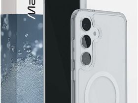 Чехол VLP Crystal Case MagSafe для S24 FE прозрачный