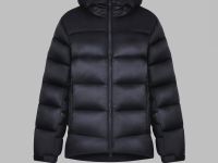 Удлиненный пуховик полуприлегающего силуэта