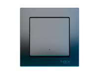 Умный выключатель Sber одноклавишный, карбон.