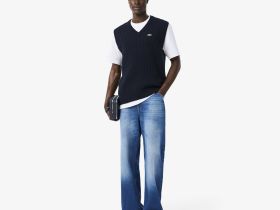 Мужская хлопковая футболка Lacoste