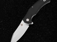 Раскладной нож QSP Snipe, сталь D2, рукоять черный G10
