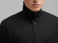 Плащ из хлопка прямого кроя