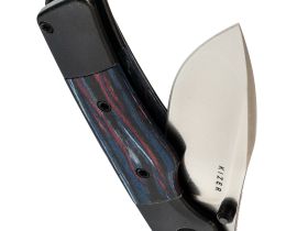 Складной нож Kizer Coywolf, сталь S45VN, рукоять титан/древесный композит