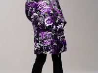 Пальто текстильное с полиуретановым покрытием для девочек