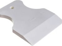 Шпатель STAYER "MASTER" резиновый белый, 80 мм