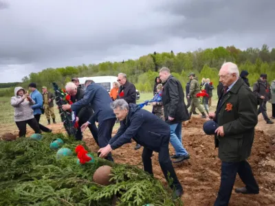 Останки якутян — участников Великой Отечественной войны перезахоронили в Калужской области